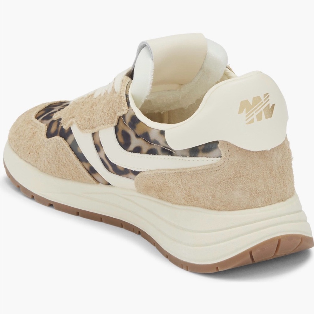 Steve Madden Women's Tan and Cream Leopard Sneakers - Picture 2 of 7